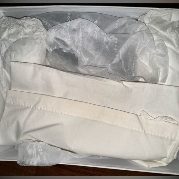 Good American Clear Wedge Sandal Neoprene Open Toe Size 8.5 GA368N-X New in Box - Picture 15 of 16